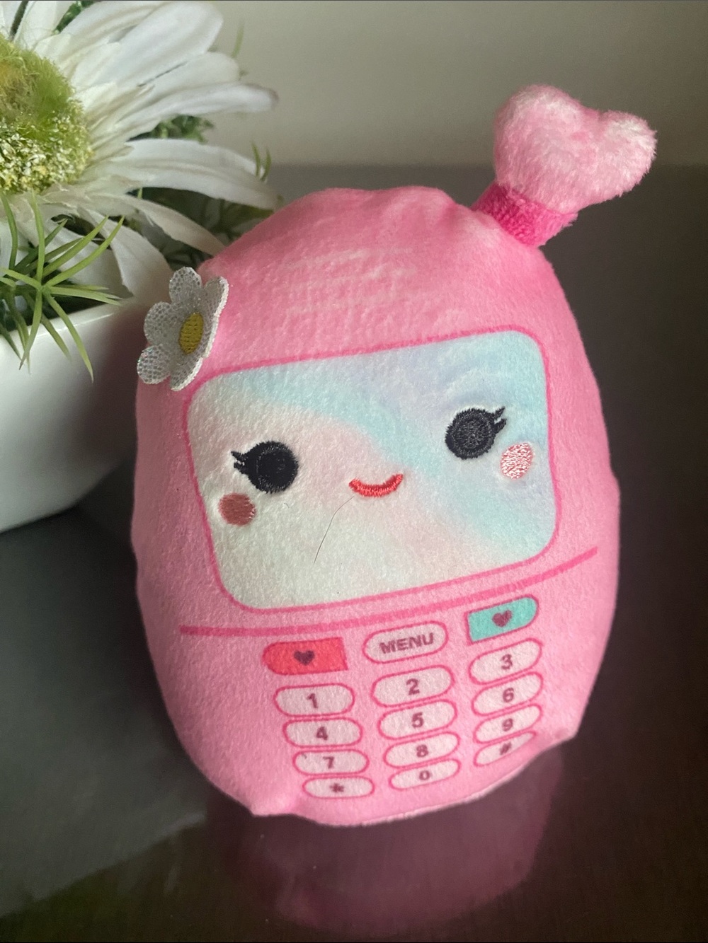 Squishmallows Pink Phone Becki Plush electronic